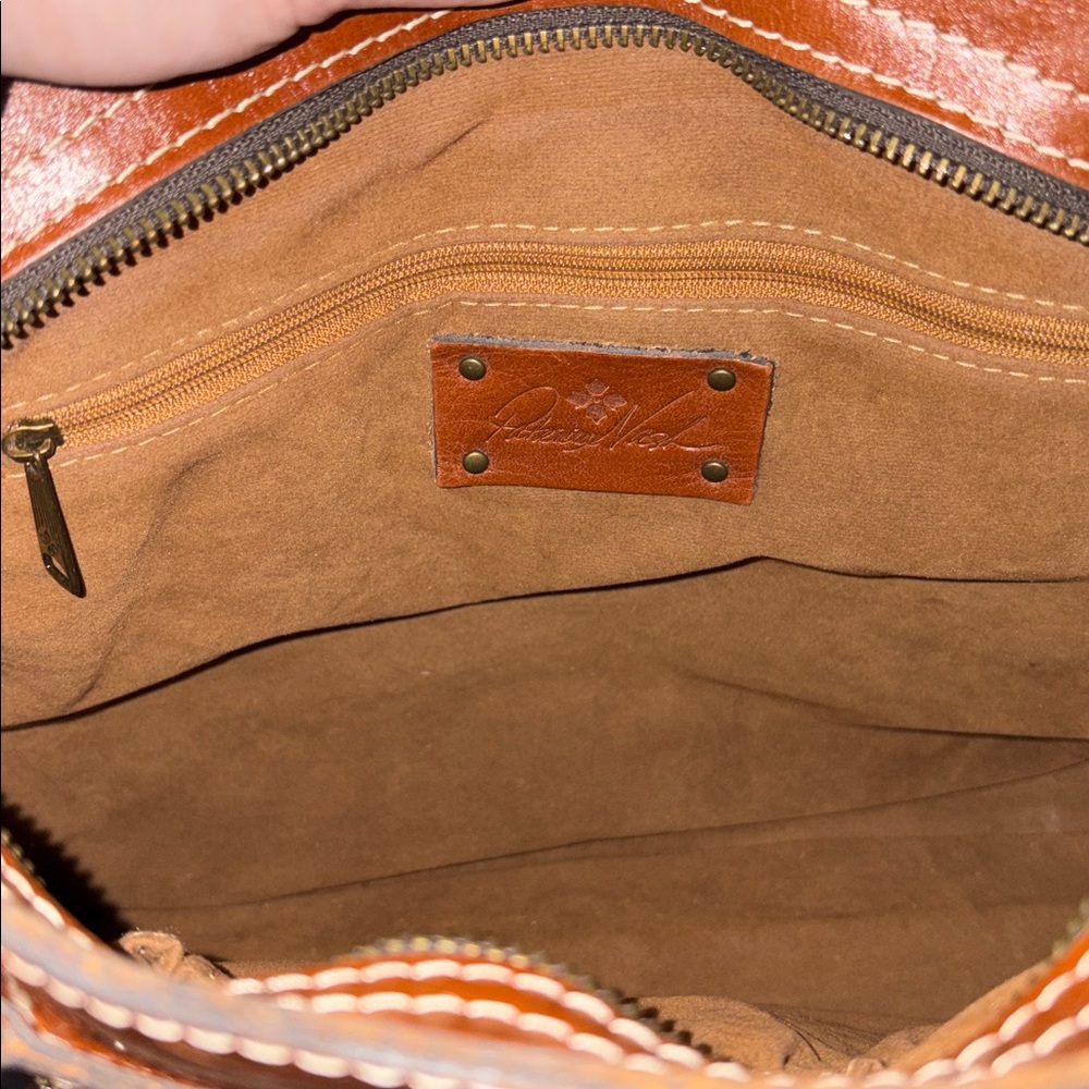 Patricia Nash Brown Leather Shoulder Bag - Picture 7 of 11